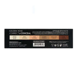 CORRECT&CONCEAL Concealer Cream Palette - Golden Rose Cosmetics Pakistan.