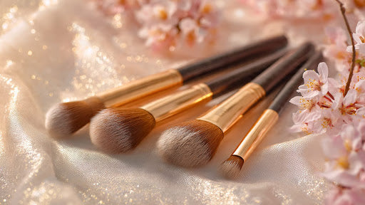 Golden Rose Makeup Brushes