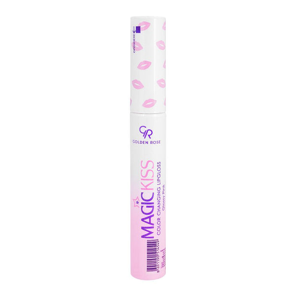 Magic Kiss Color Changing Lip Gloss, Glossy Pink