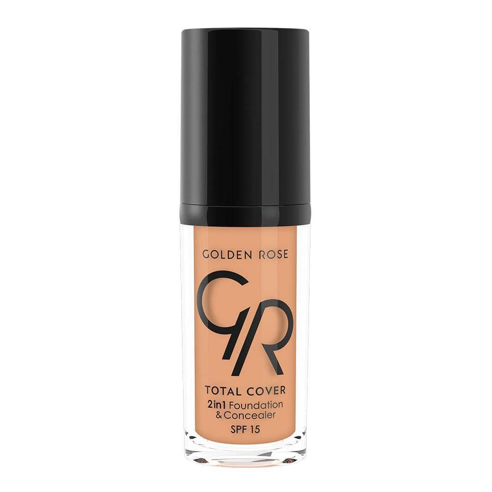 MINI TOTAL COVER 2IN1 FOUNDATION & CONCEALER (MINI) - Golden Rose Cosmetics Pakistan.