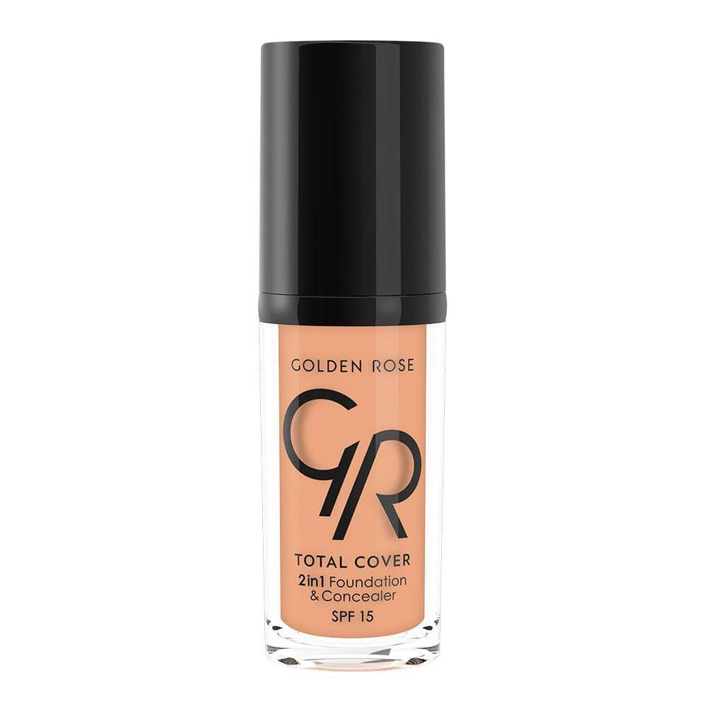 MINI TOTAL COVER 2IN1 FOUNDATION & CONCEALER (MINI) - Golden Rose Cosmetics Pakistan.