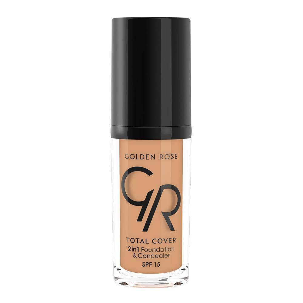 MINI TOTAL COVER 2IN1 FOUNDATION & CONCEALER (MINI) - Golden Rose Cosmetics Pakistan.
