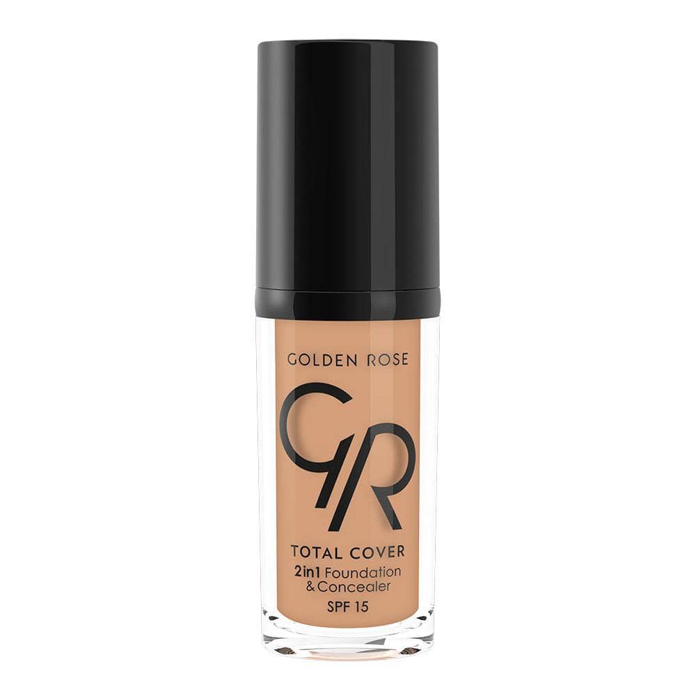 MINI TOTAL COVER 2IN1 FOUNDATION & CONCEALER (MINI) - Golden Rose Cosmetics Pakistan.