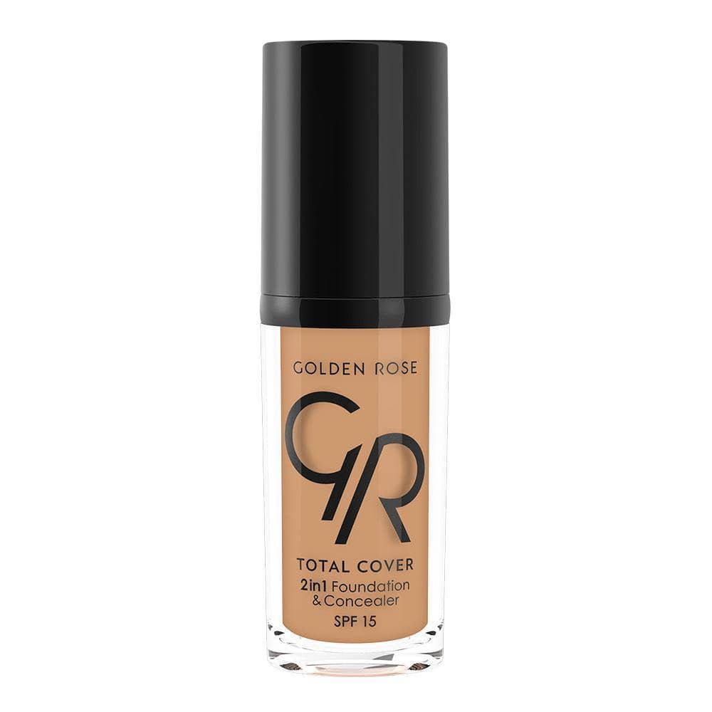 MINI TOTAL COVER 2IN1 FOUNDATION & CONCEALER (MINI) - Golden Rose Cosmetics Pakistan.