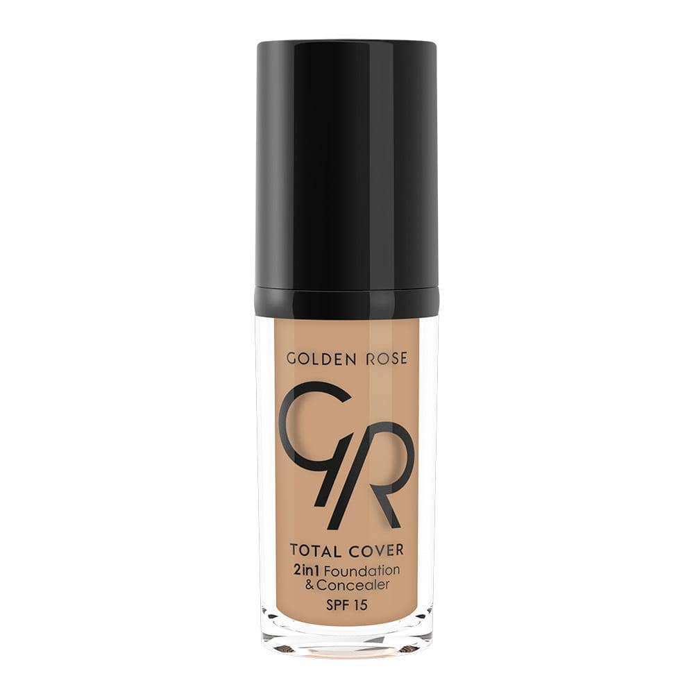 MINI TOTAL COVER 2IN1 FOUNDATION & CONCEALER (MINI) - Golden Rose Cosmetics Pakistan.