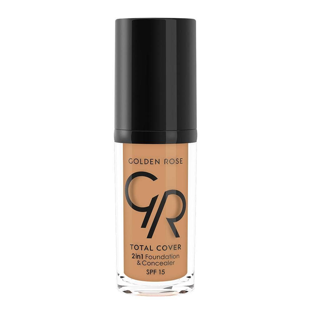 MINI TOTAL COVER 2IN1 FOUNDATION & CONCEALER (MINI) - Golden Rose Cosmetics Pakistan.