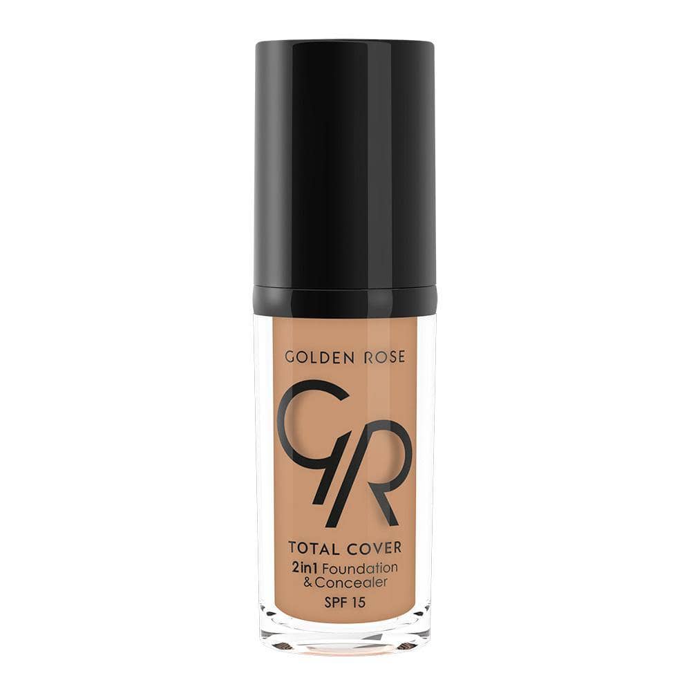 MINI TOTAL COVER 2IN1 FOUNDATION & CONCEALER (MINI) - Golden Rose Cosmetics Pakistan.