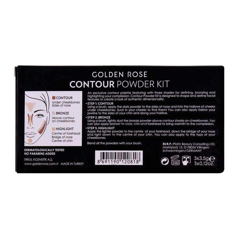 Contour Powder Kit - Golden Rose Cosmetics Pakistan.