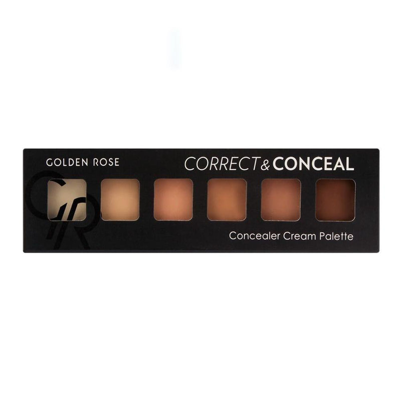 CORRECT&CONCEAL Concealer Cream Palette - Golden Rose Cosmetics Pakistan.