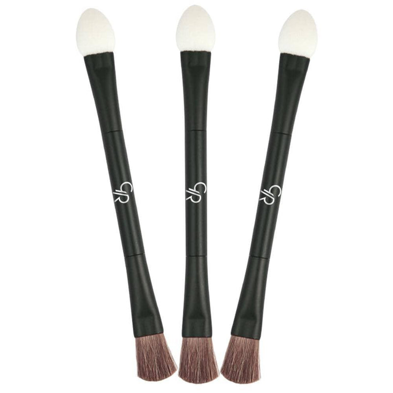 DOUBLE ENDED EYE-SHADOW BRUSH - Golden Rose Cosmetics Pakistan.