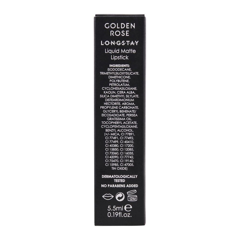 Longstay Liquid Matte Lipstick - Golden Rose Cosmetics Pakistan.