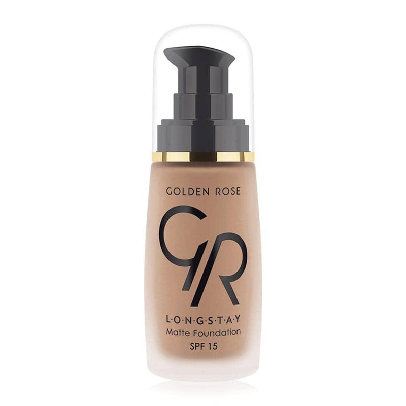 Longstay Matte Foundation - Golden Rose Cosmetics Pakistan.