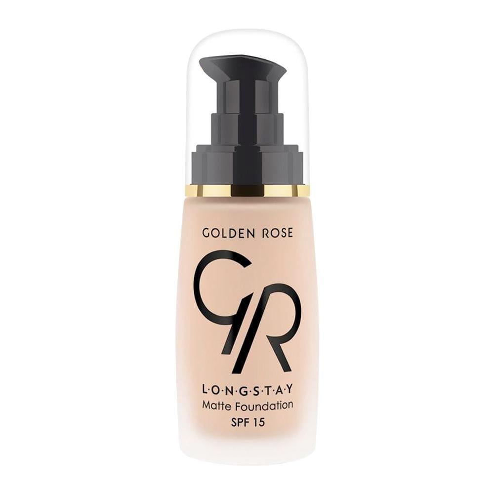 Longstay Matte Foundation - Golden Rose Cosmetics Pakistan.