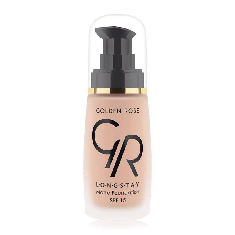 Longstay Matte Foundation - Golden Rose Cosmetics Pakistan.