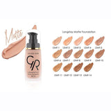 Longstay Matte Foundation - Golden Rose Cosmetics Pakistan.