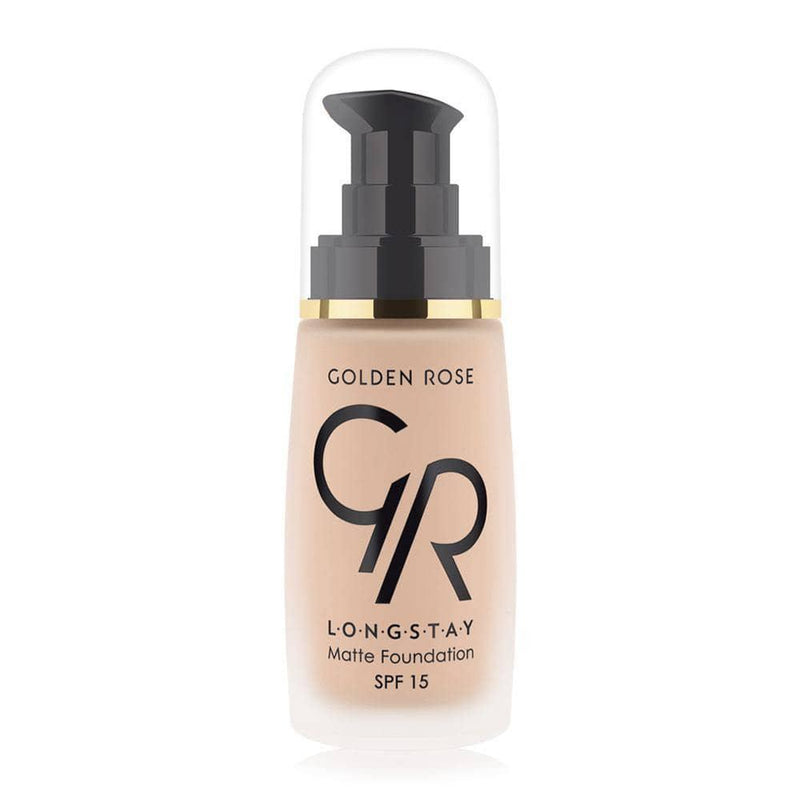 Longstay Matte Foundation - Golden Rose Cosmetics Pakistan.