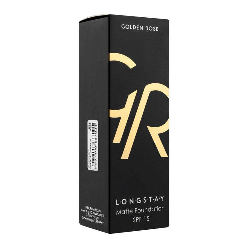 Longstay Matte Foundation - Golden Rose Cosmetics Pakistan.