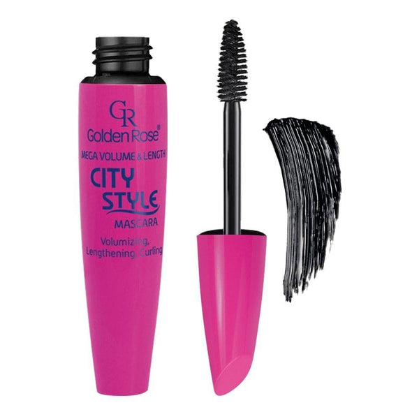 Mega Volume & Length City Style Mascara - Golden Rose Cosmetics Pakistan.