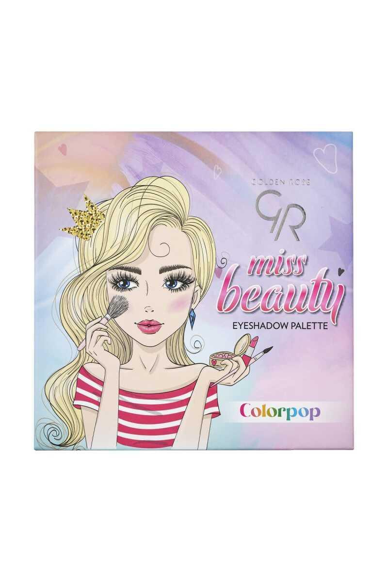 Miss Beauty Colorpop Eyeshadow Palette - Golden Rose Cosmetics Pakistan.