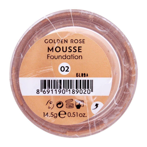 Mousse Foundation - Golden Rose Cosmetics Pakistan.