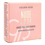 Nude Look Baked Trio Face Powder (NEW) - Golden Rose Cosmetics Pakistan.