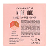 Nude Look Baked Trio Face Powder (NEW) - Golden Rose Cosmetics Pakistan.