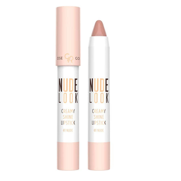 Nude Look Creamy Shine Lipstick (NEW) - Golden Rose Cosmetics Pakistan.