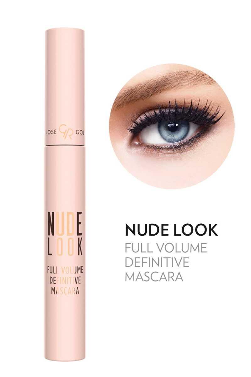 Nude Look Full Volume Definitive Mascara (NEW) - Golden Rose Cosmetics Pakistan.