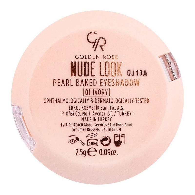 Nude Look Pearl Baked Eyeshadow (NEW) - Golden Rose Cosmetics Pakistan.