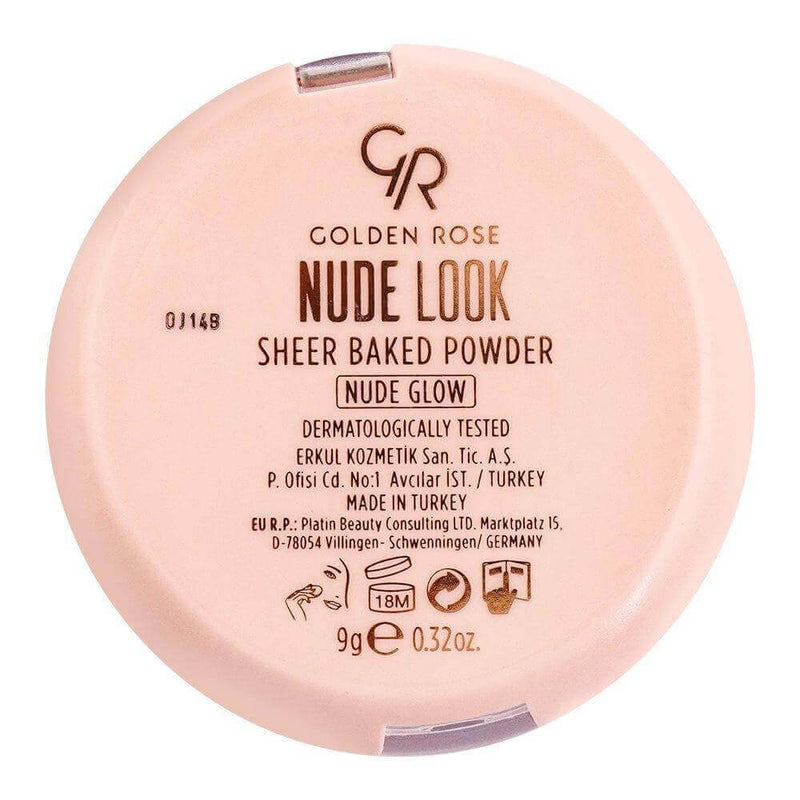 Nude Look Sheer Baked Powder (NEW) - Golden Rose Cosmetics Pakistan.