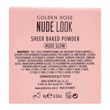 Nude Look Sheer Baked Powder (NEW) - Golden Rose Cosmetics Pakistan.