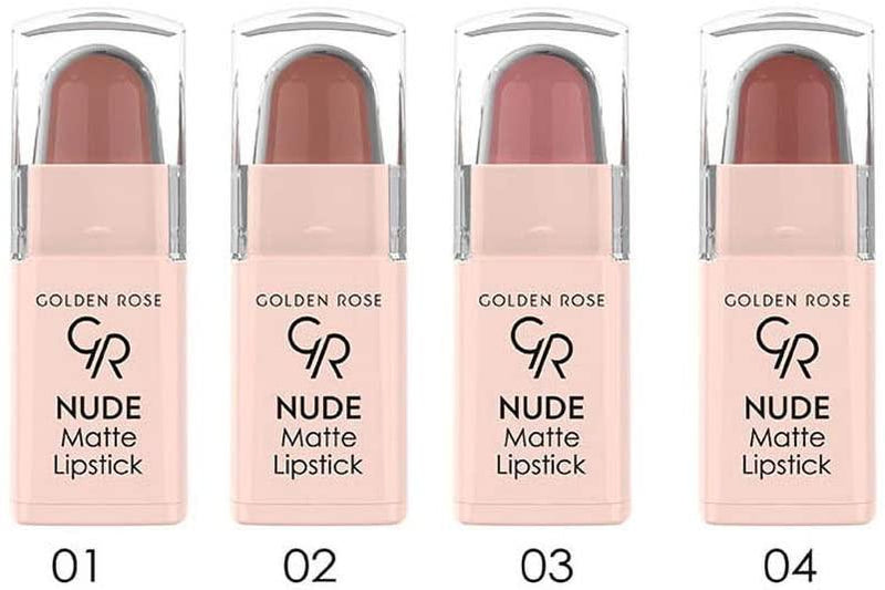 Nude Matte Lipstick (Mini) Set - Golden Rose Cosmetics Pakistan.