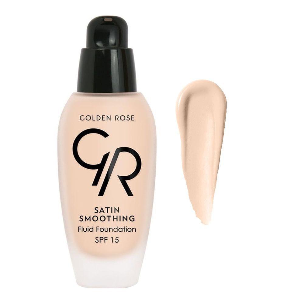 Satin Smoothing Fluid Foundation - Golden Rose Cosmetics Pakistan.