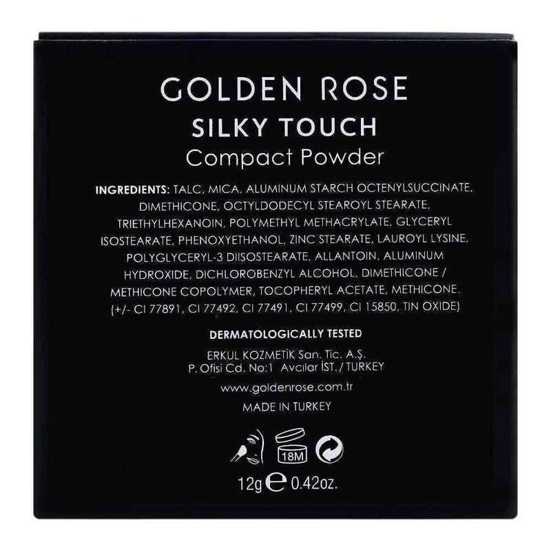 Silky Touch Compact Powder - Golden Rose Cosmetics Pakistan.