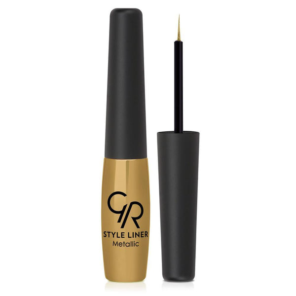 Style Metallic Eyeliner - Golden Rose Cosmetics Pakistan.