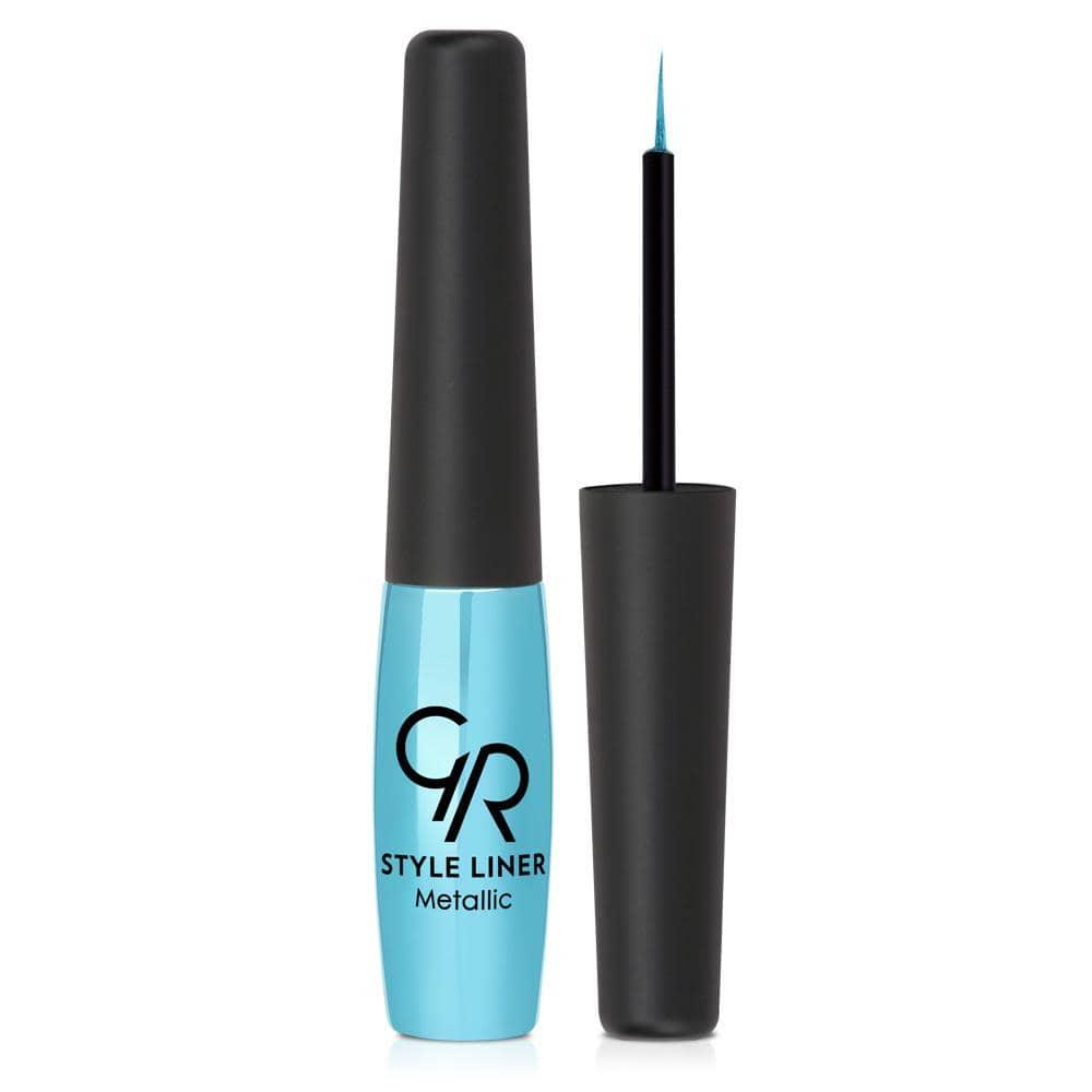 Style Metallic Eyeliner - Golden Rose Cosmetics Pakistan.