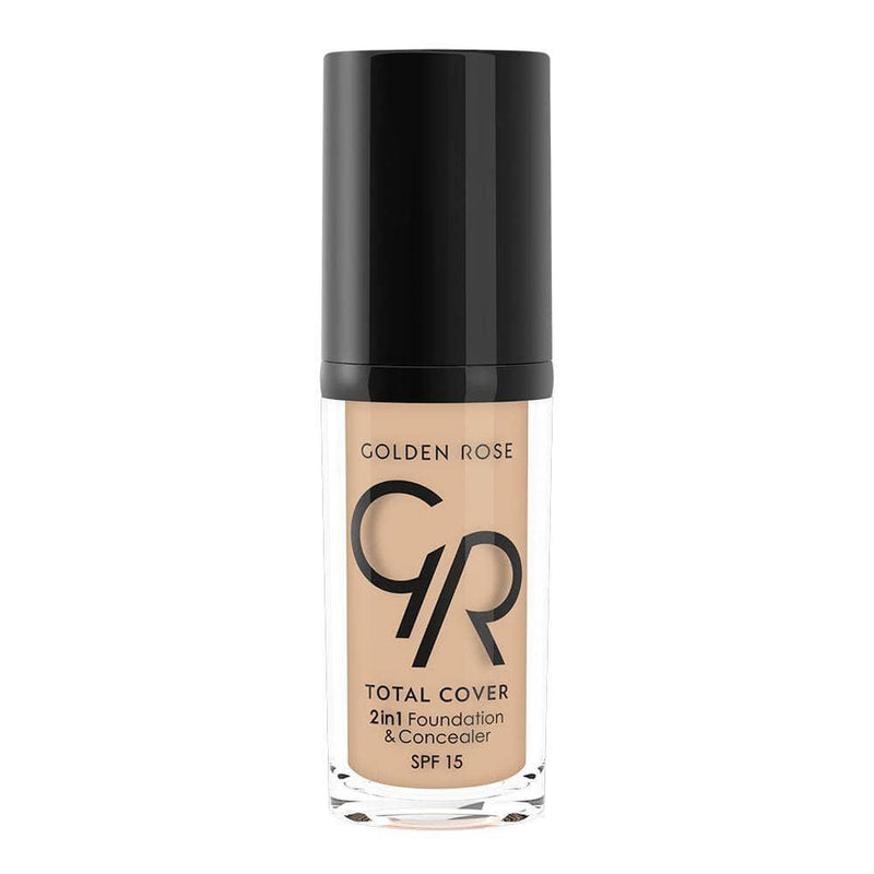 TOTAL COVER 2in1 Foundation & Concealer - Golden Rose Cosmetics Pakistan.