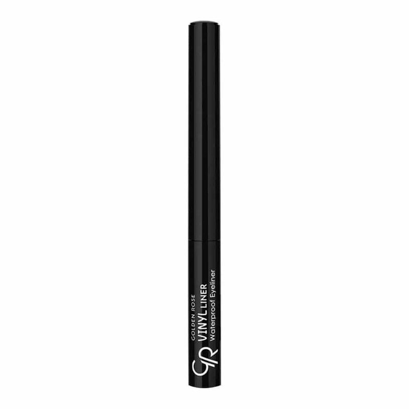 Vinyl Liner Waterproof Eyeliner Glossy Black - Golden Rose Cosmetics Pakistan.