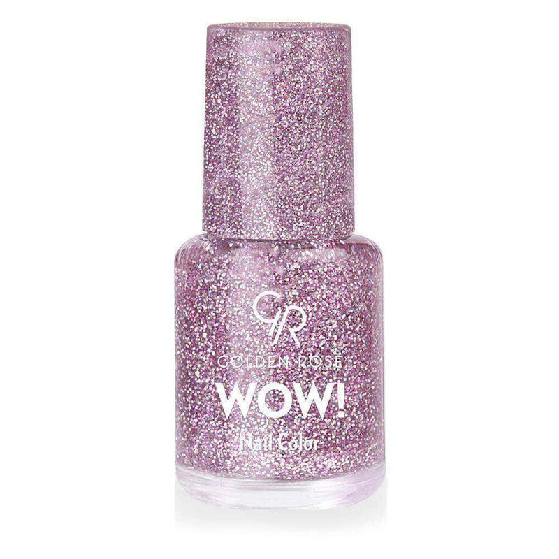 WOW GLITTER NAIL COLOUR - Golden Rose Cosmetics Pakistan.